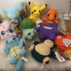 NEW Pokémon Plushies  Stuffed Animal