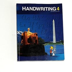 BJU PRESS HOMESCHOOL HANDWRITING 4