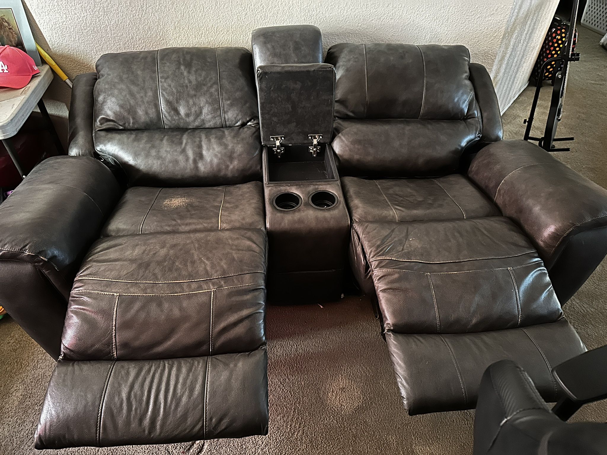 Dual Recliner Couch
