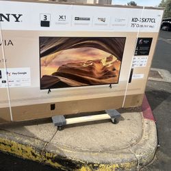 75 Tv Sony Smart 4k Hdtv In Box 6 Month Warranty.  Free Delivery 