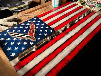 Custom Wood Flags