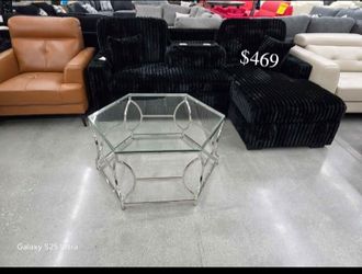 Elegant‼️ Fur-Like Jumbo Corduroy Sectional Sofa With Pullout Bed, Storage, & Fold down Table With Cupholders