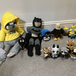 Assortment Of Plush Toys 
