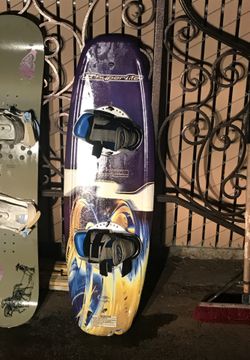 Wave board and snow board