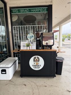 Mobile coffee cart