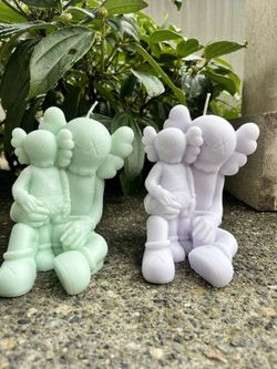 Kaws With Child Candle