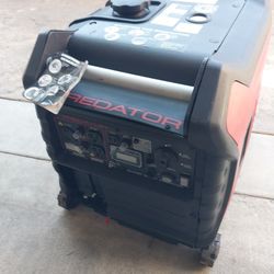 PREDATOR GENERATOR 3500 ONLY USED 3 HOURS WORKS EXCELLENT A D QUIET STARYS RIGHT UP 