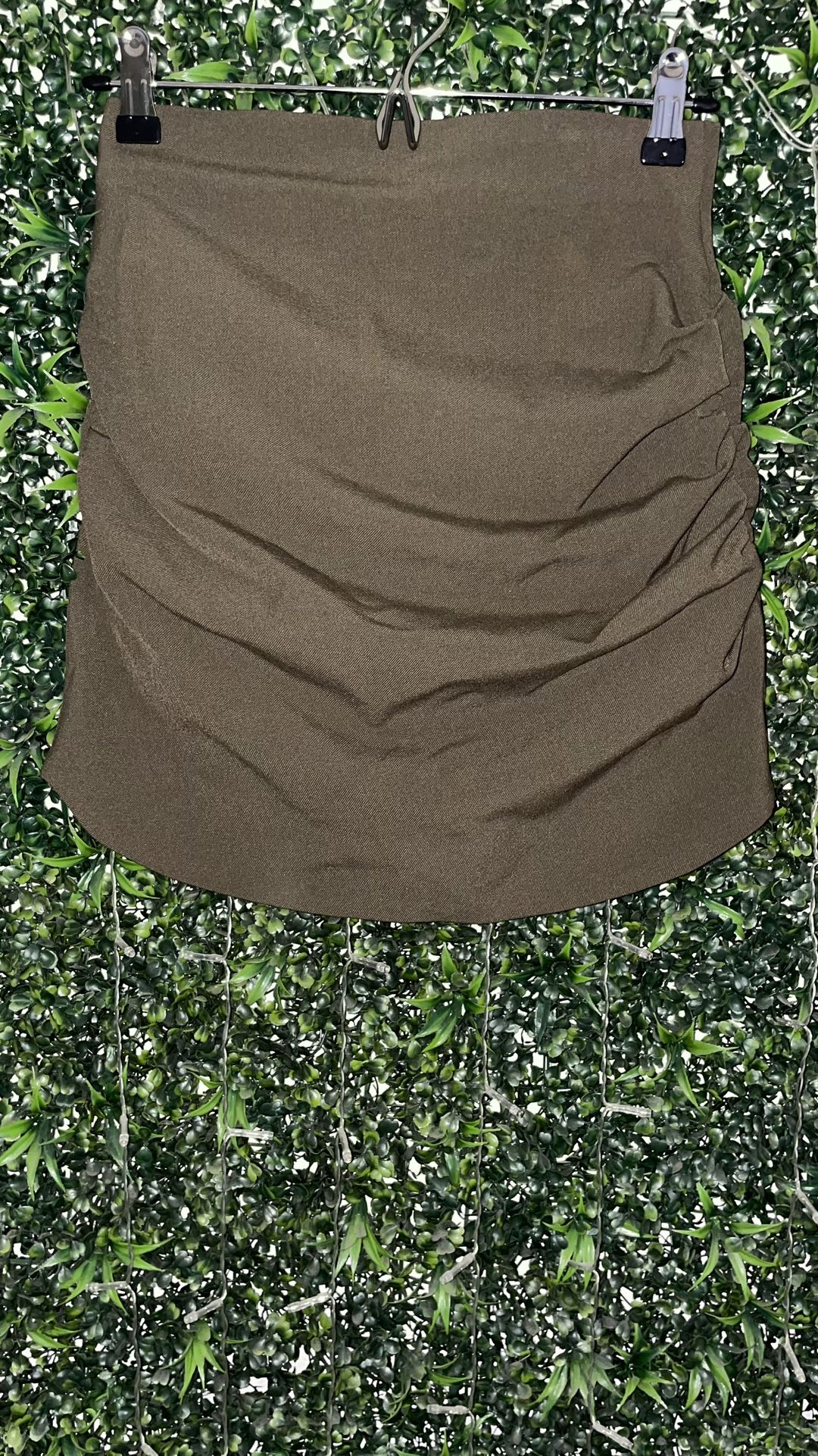 Dark Green Skirt - Zara