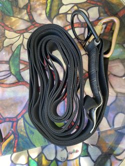Safety harness tie very long