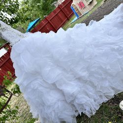 White Ball Gown