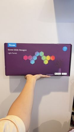 Govee Glide Hexagon Light Panels, RGB LED Wall Lights, Smart Home, 10 pack