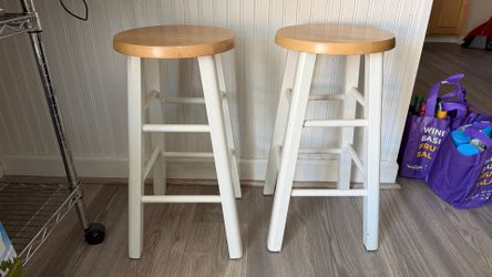 Pair of Wood Bar Stool $20 for the set