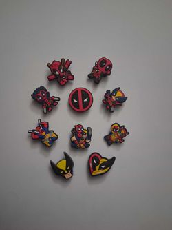 Deadpool and Wolverine Croc Charms