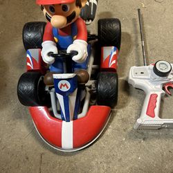 RARE Nintendo Mario Kart Wii Super Mario Large 17” - Remote Control RC Car No Charger