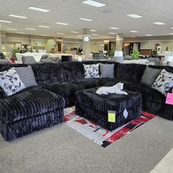 Ultra Plush Sectional **Available In Brown**