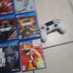 PS4, Games An Controller 