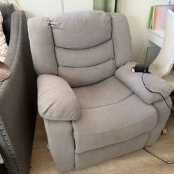 Single Recliner Grey
