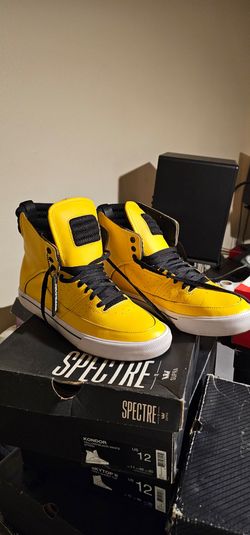 Supra Spectre Kondor yellow by Lil Wayne w/box US 12M