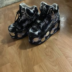 Women’s Black Moon Platform Shoes 