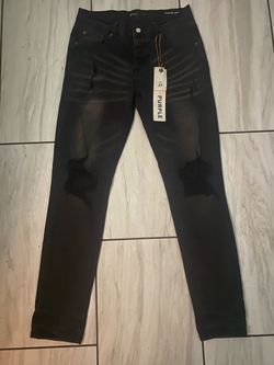 Purple jeans