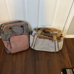 $10 Skip Hop Diaper Bag  And A. Amazon Bag 
