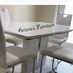 new expandable dining table set 58/74x35