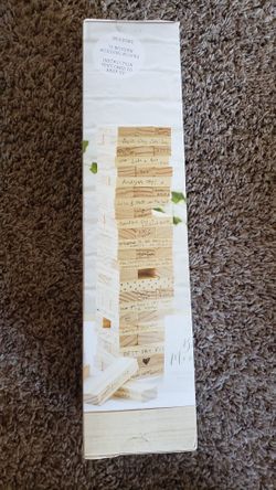 Block Wedding Guest Book
