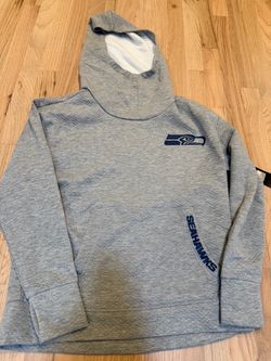 Seattle Seahawks Gray Pullover Hoodie Woman Medium