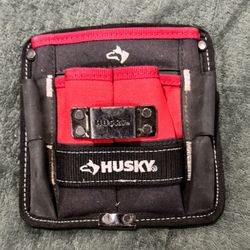 Husky 7 in. 3-Pocket Clip On Tool Belt Pouch Nice For Father’s Day