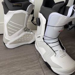 US men's 7.5 EU 40 Salomon Dialogue Dual BOA Team Snowboard Boots - Excellent, Used <3x