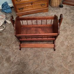 All Real Wood Baby Cradel
