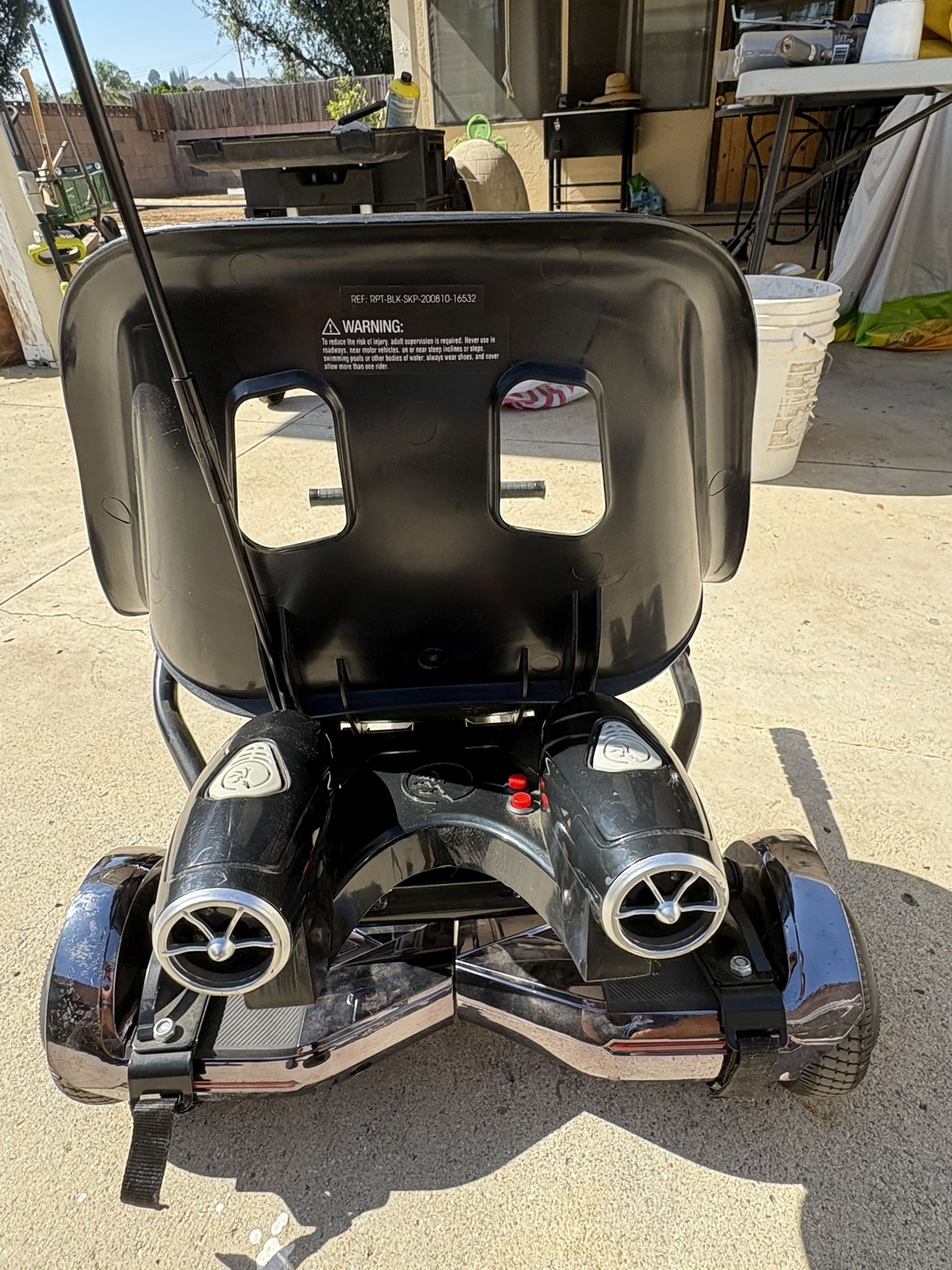 Hover X 1 Board And Buggy Combo With LED And Fog Blasters