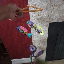 Colorful Sea Fishes And Turtles Decor