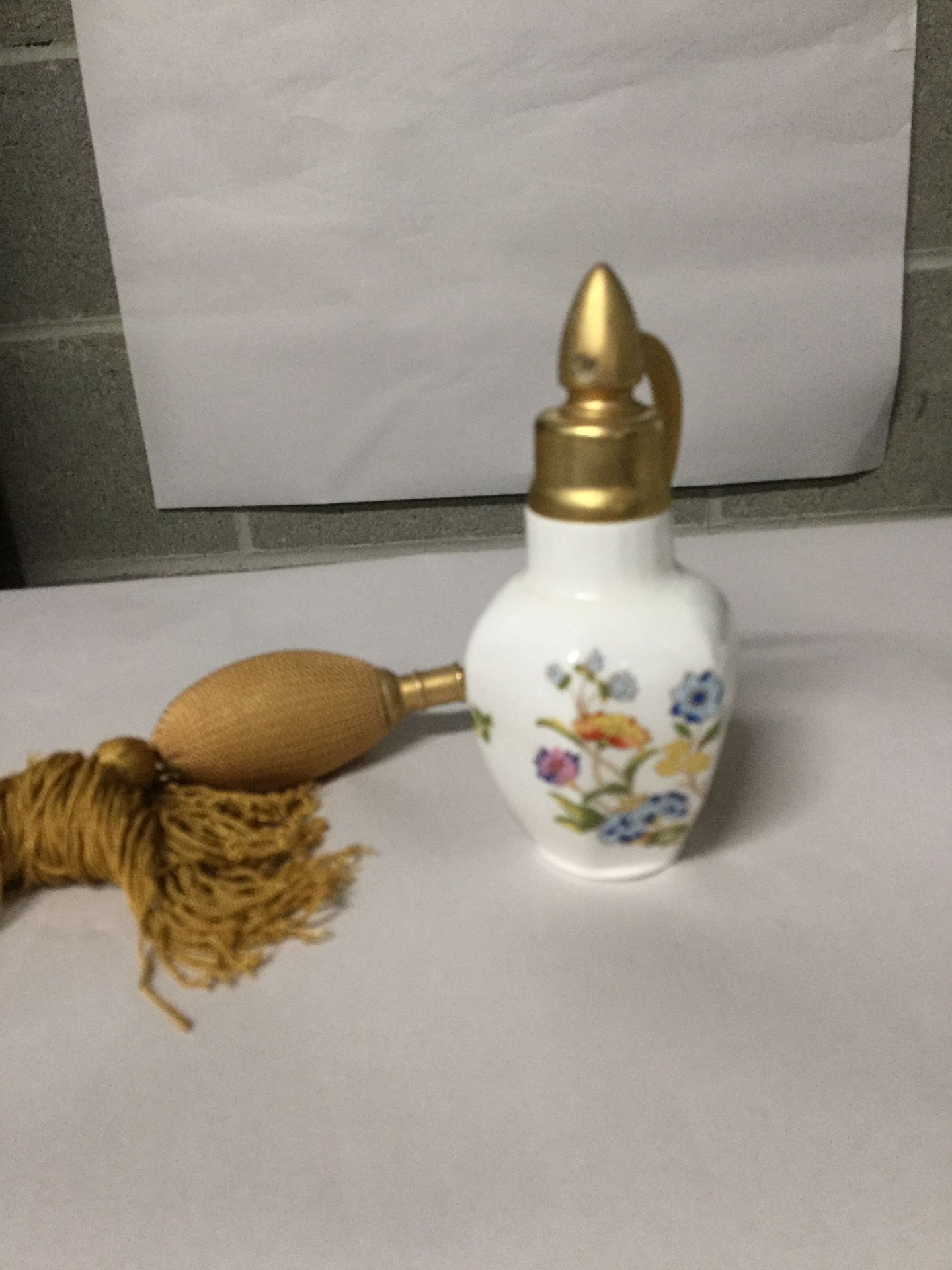 Vintage Aynesley Bone China Perfume Bottle 