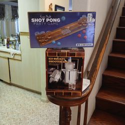 Ice Bucket Shooter Set & Shot Pong Game