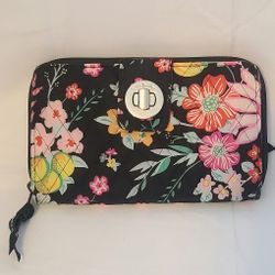 New Vera Bradley Lock Turn Wallet 