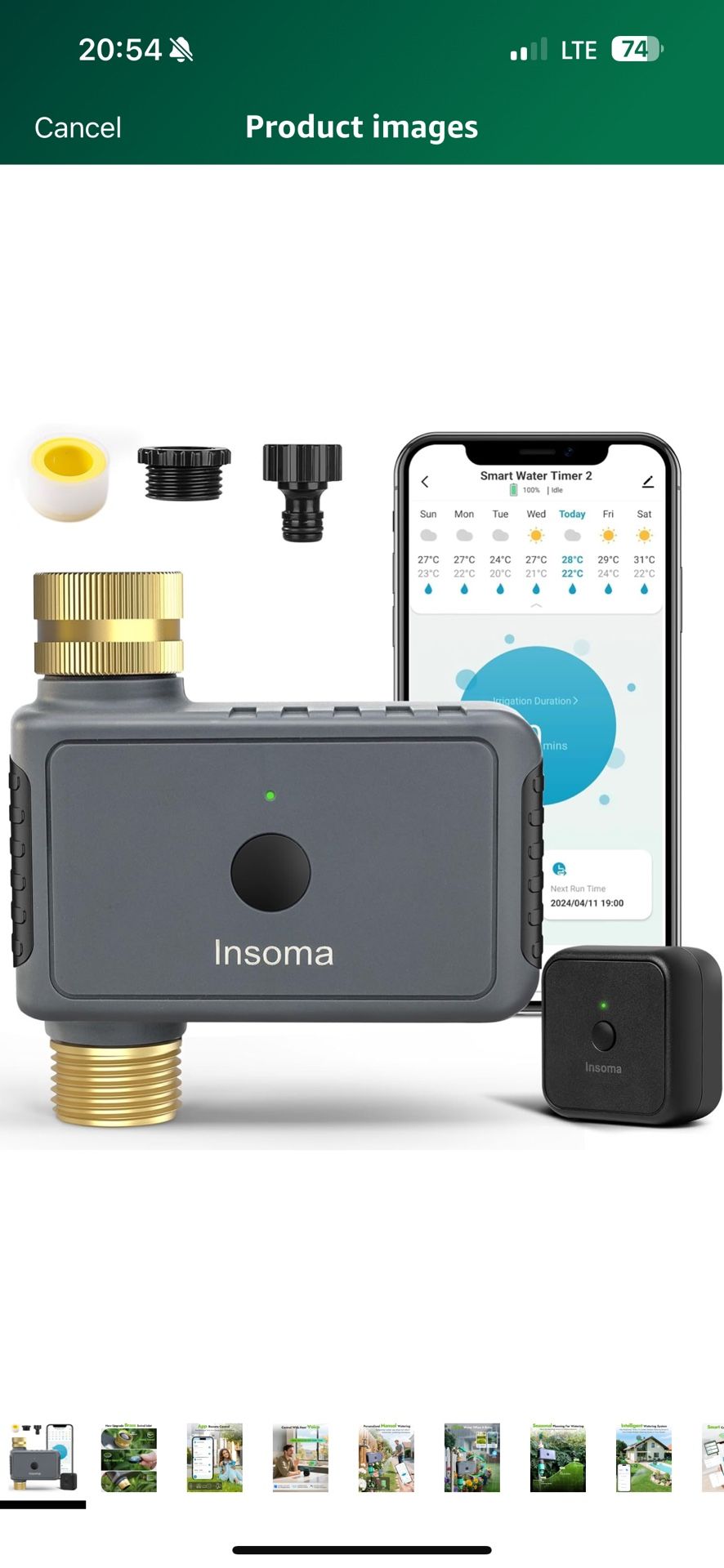 Insoma WiFi Hose Timer