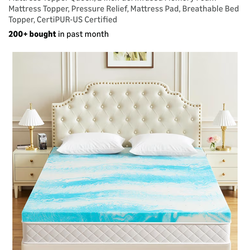 3” queen sized mattress topper