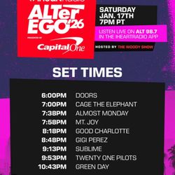 iHeart ALTer EGO 26 Kia Forum 1/17/26