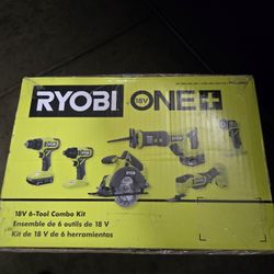 Ryobi  6 Tool Combo Kit 18v