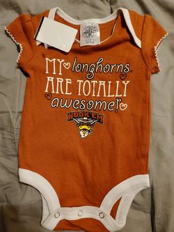 Texas Longhorns Baby onesie