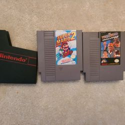 Original Nintendo Games Bundle With 1 Case (See Description)