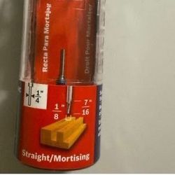 Bosch 1/8” Solid Carbide Double-flute Straight Bit 85213MC