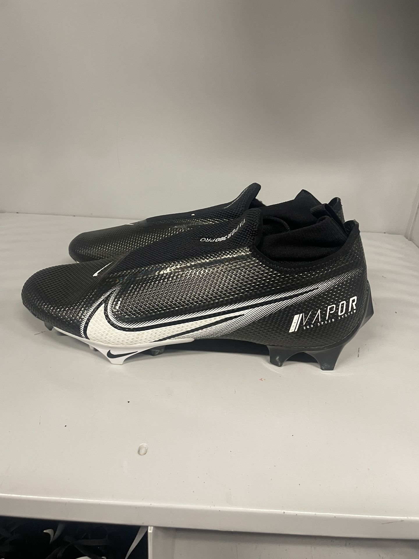 Nike Vapor Edge Pro 360 ‘Black Iridescent’ Men’s Football Cleats Size 12.5