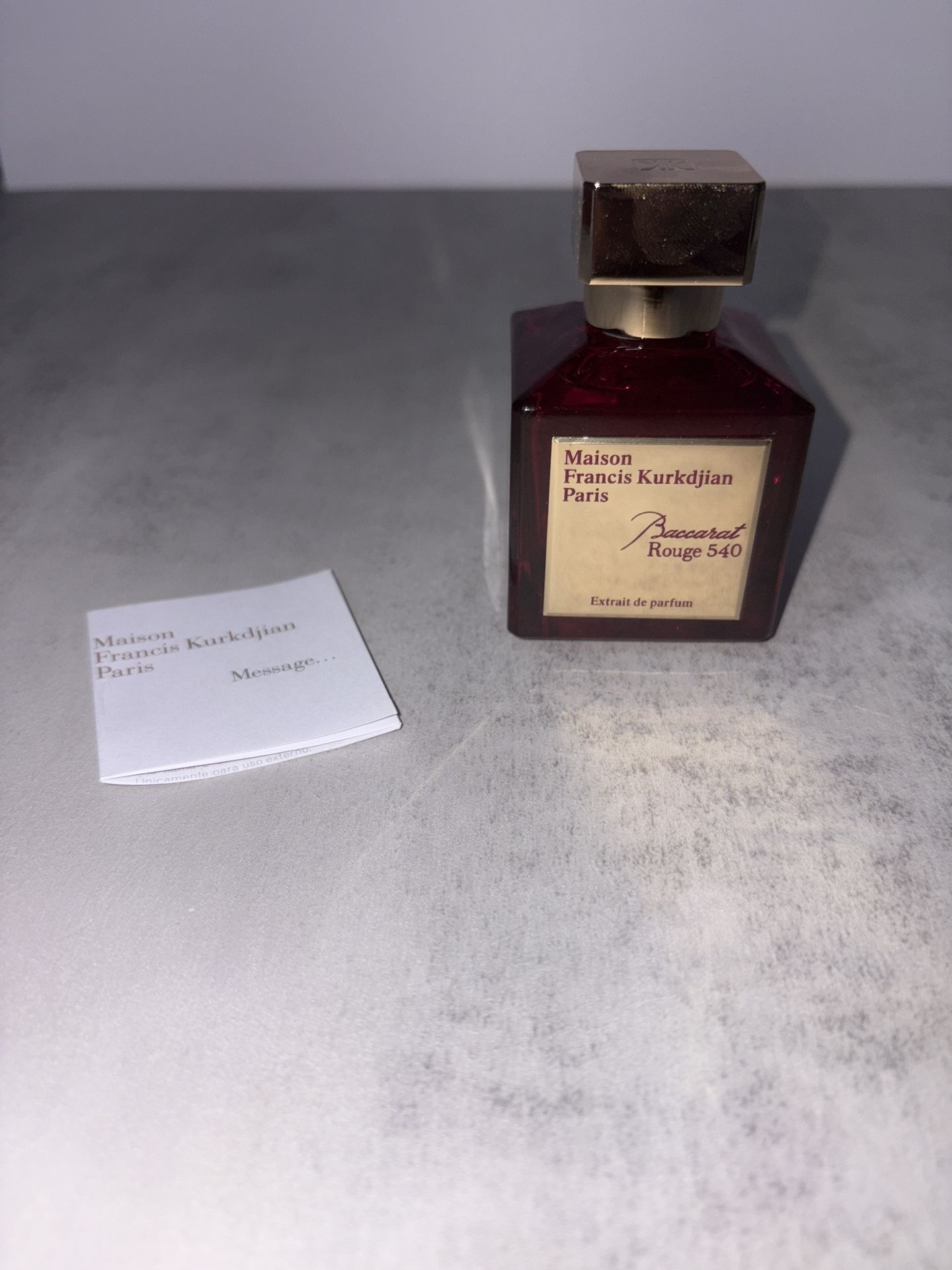 Baccarat Rouge 540