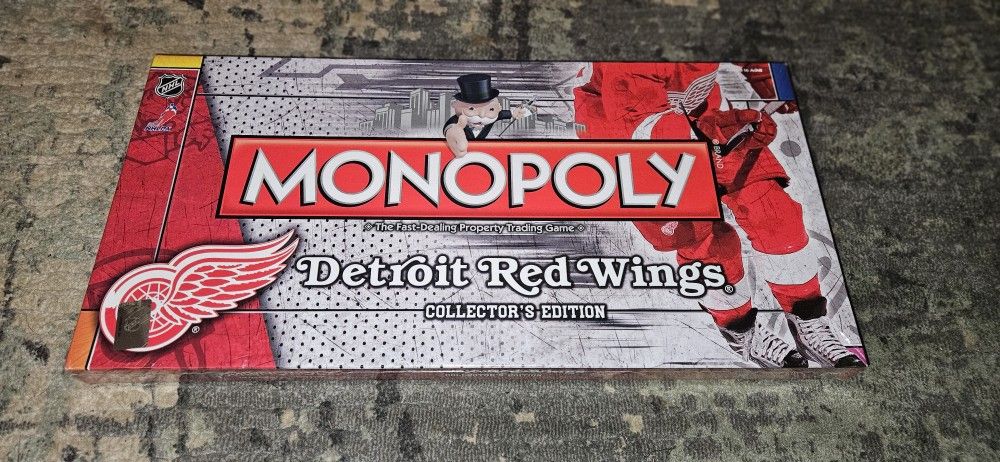Monopoly Detroit Red Wings Collector's Edition (2010) Brand New & Factory Sealed