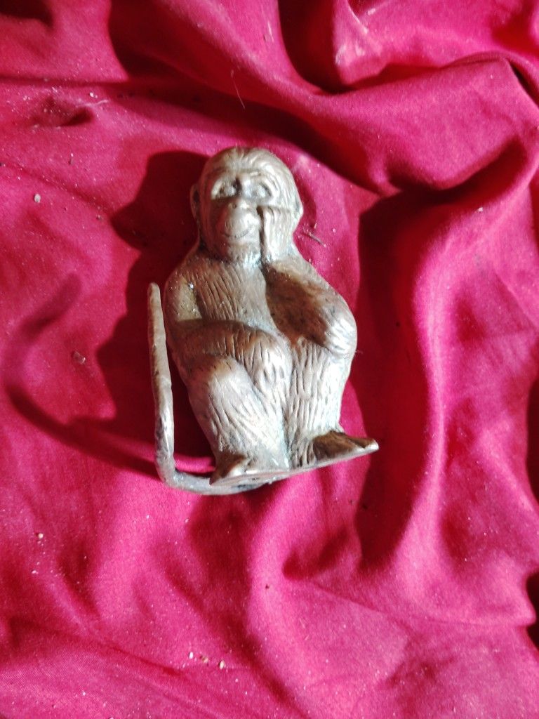 Brass Monkey Figurine