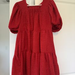 Red Holiday Dress Size M