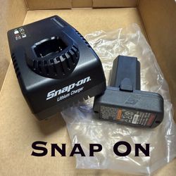 Snap On 14.4v  Battery 🔋  and Charger 🔌  (((( $120 FIRM  )))) ❗️Brand New ❗️