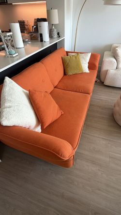 Orange couch